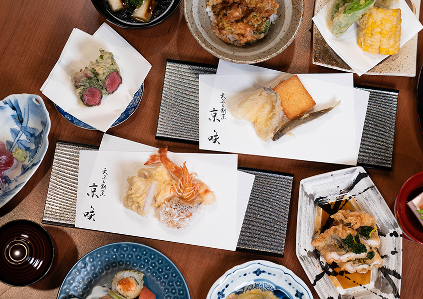 素材を味わう天ぷら割烹料理
